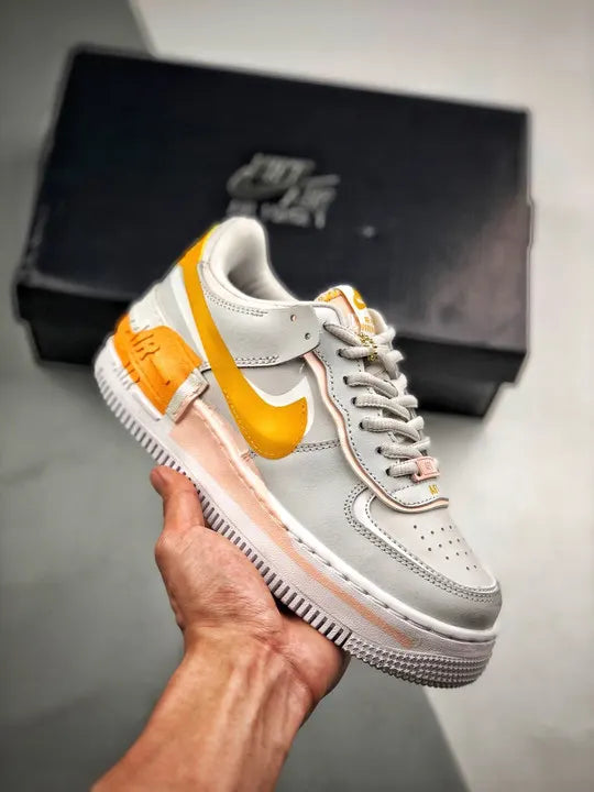 Nike AF1 Shadow Grey/Orange - Hình 4