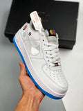 sole Nike Air Force 1 White Blue