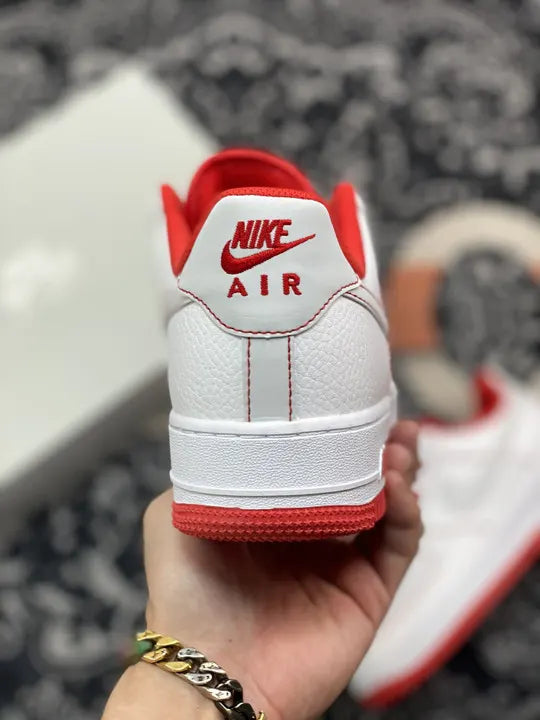 Nike Air Force 1 White/Red - Hình 7