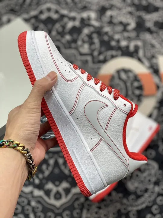 Nike Air Force 1 White/Red - Hình 3