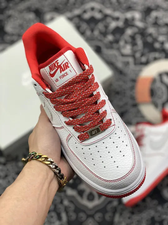 Nike Air Force 1 White/Red - Hình 6