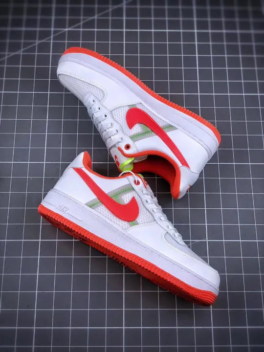 Nike Air Force 1 White/Red - Hình 8