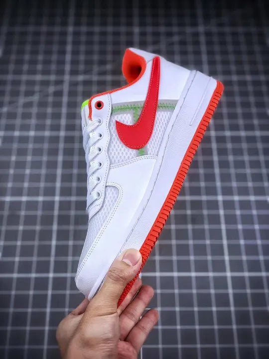 Nike Air Force 1 White/Red - Hình 2