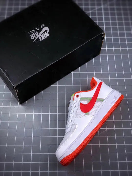 Nike Air Force 1 White/Red - Hình 4