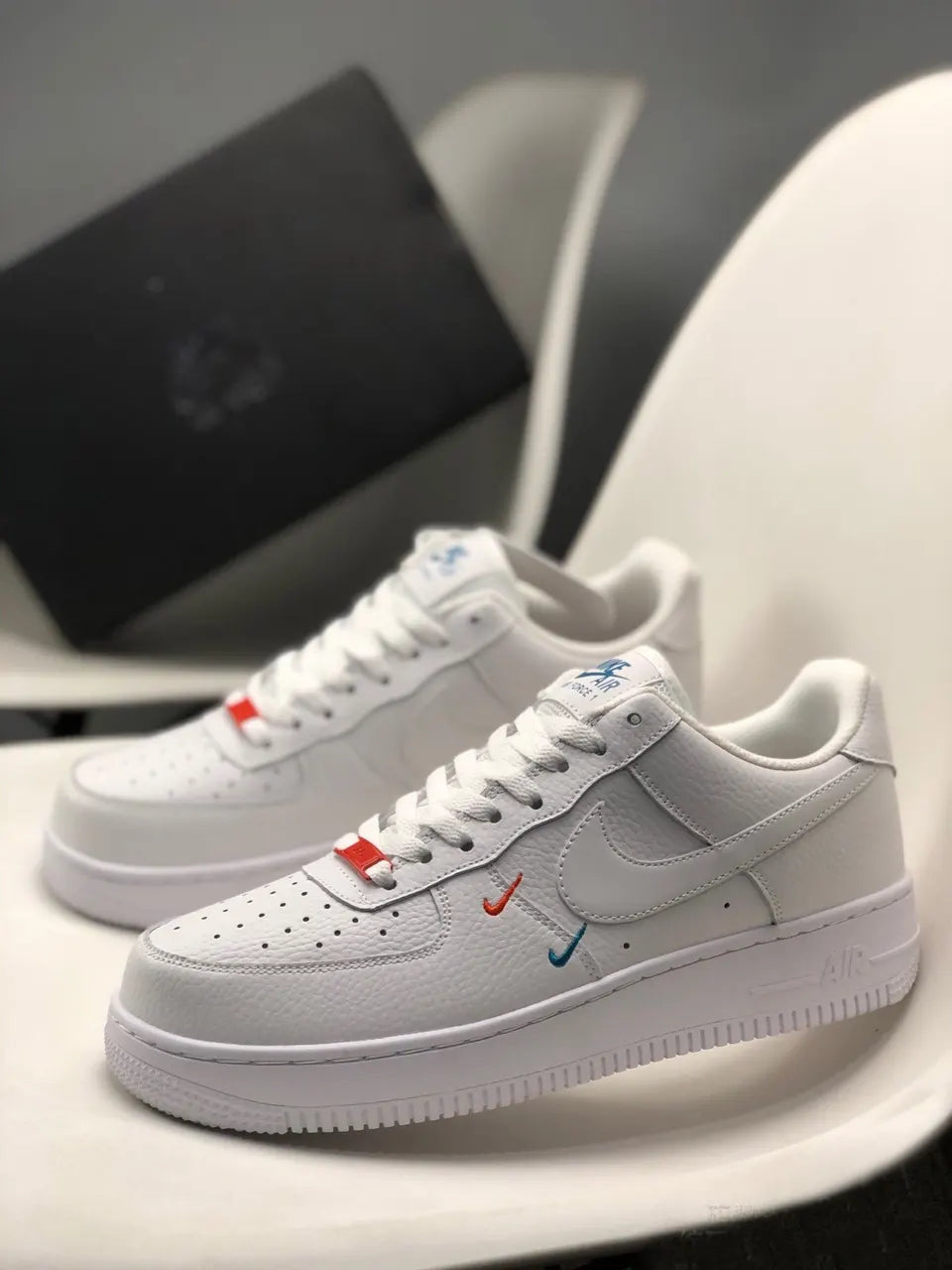 Nike AF1 Double Swoosh White