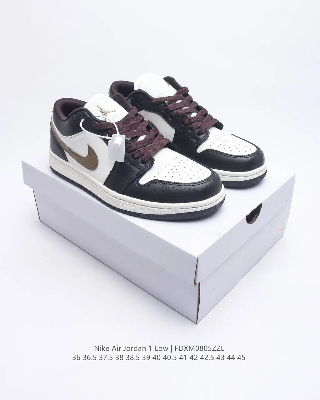 Air Jordan 1 Low Black Bronze - Hình 8