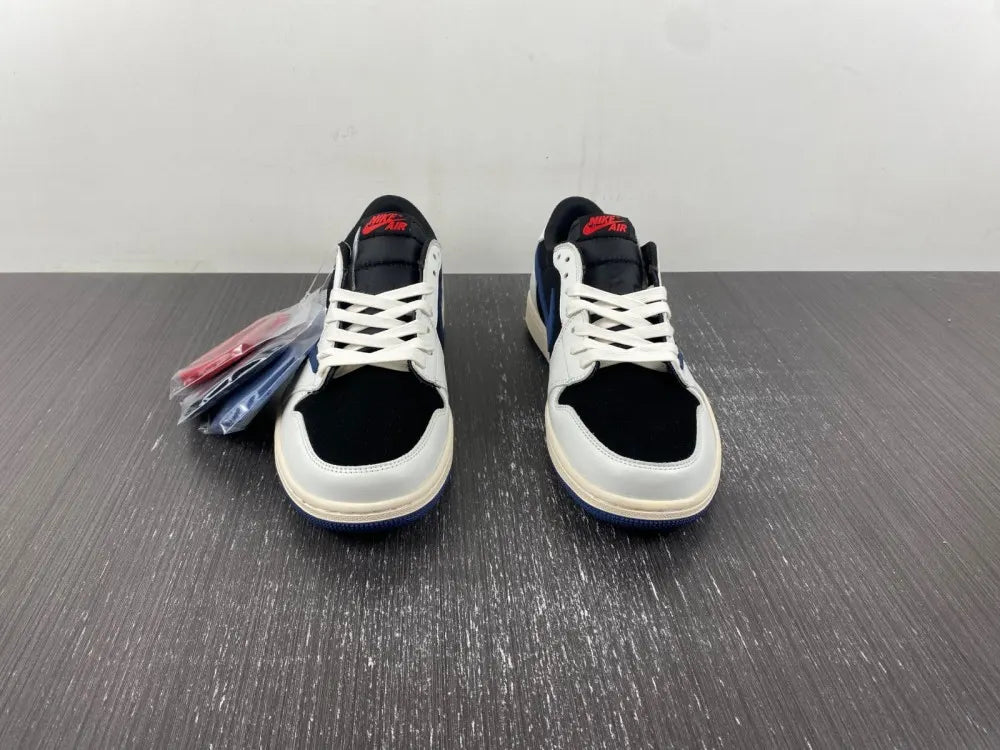 Air Jordan 1 Low Black/Navy - Hình 5