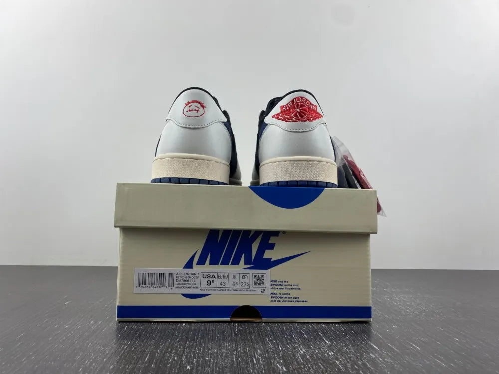 Air Jordan 1 Low Black/Navy - Hình 2