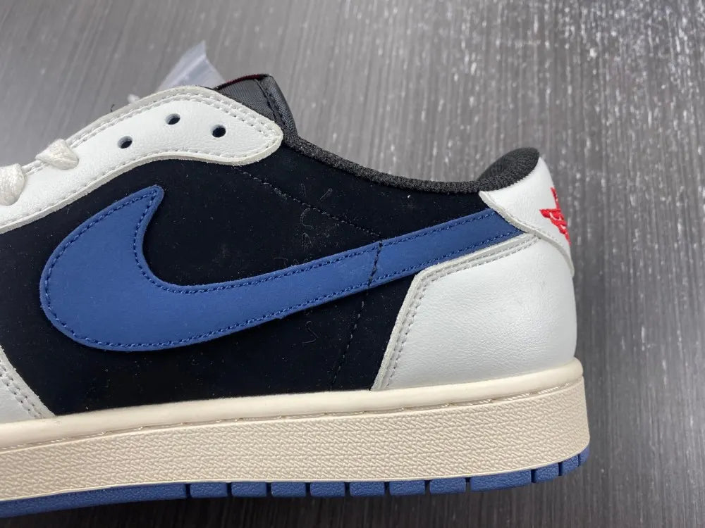 Air Jordan 1 Low Black/Navy - Hình 8
