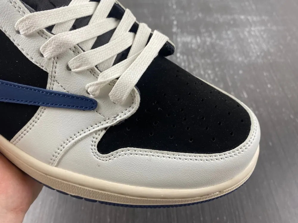 Air Jordan 1 Low Black/Navy - Hình 14