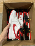 classic Air Jordan 1 Low White Red