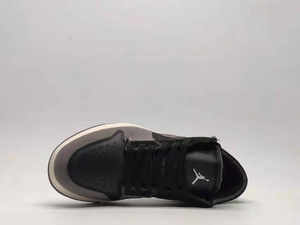 Air Jordan 1 Low Black Grey - Hình 4