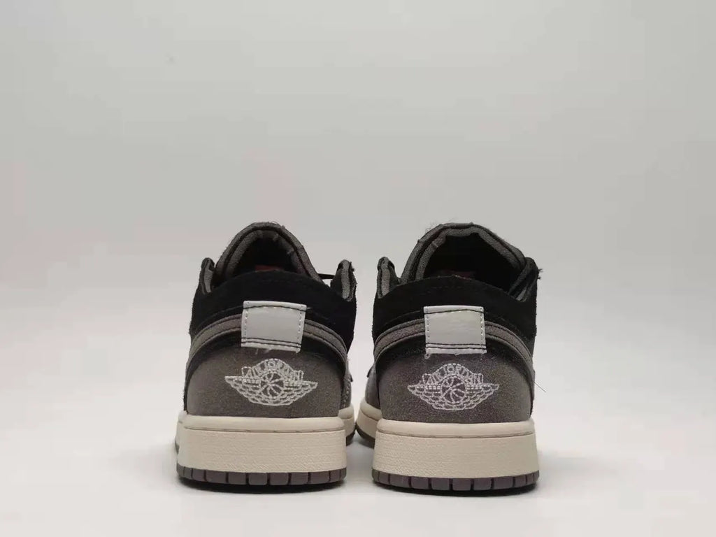 Air Jordan 1 Low Black Grey - Hình 3