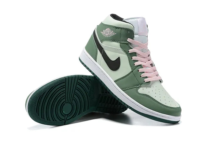 retro Air Jordan 1 Mid Green Mint - Hình 4