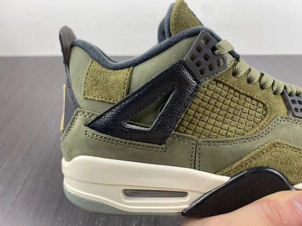 retro Air Jordan 4 Olive Canvas - Hình 13