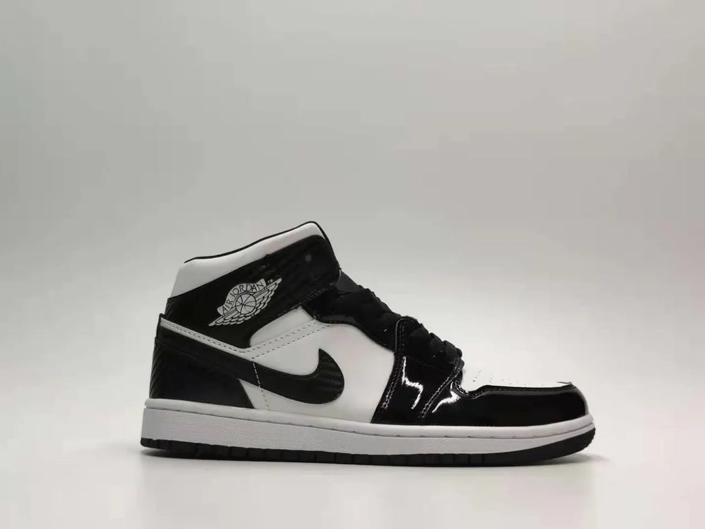 Air Jordan 1 Black White Patent Leather - Hình 5