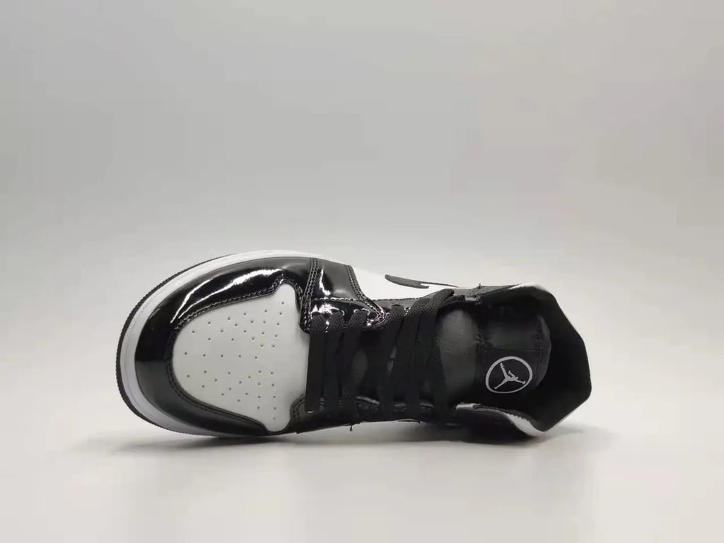 Air Jordan 1 Black White Patent Leather - Hình 4