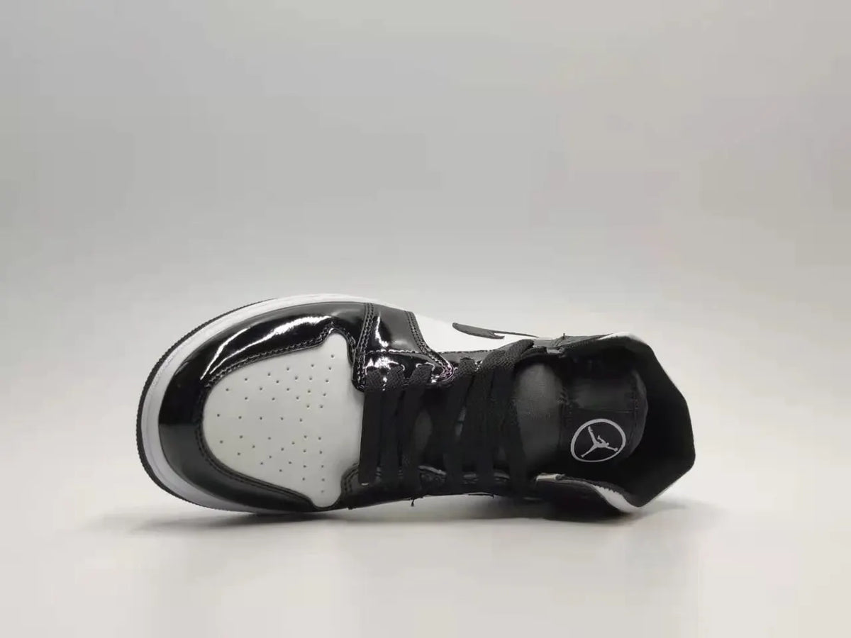 Air Jordan 1 Black White Patent Leather - Hình 4