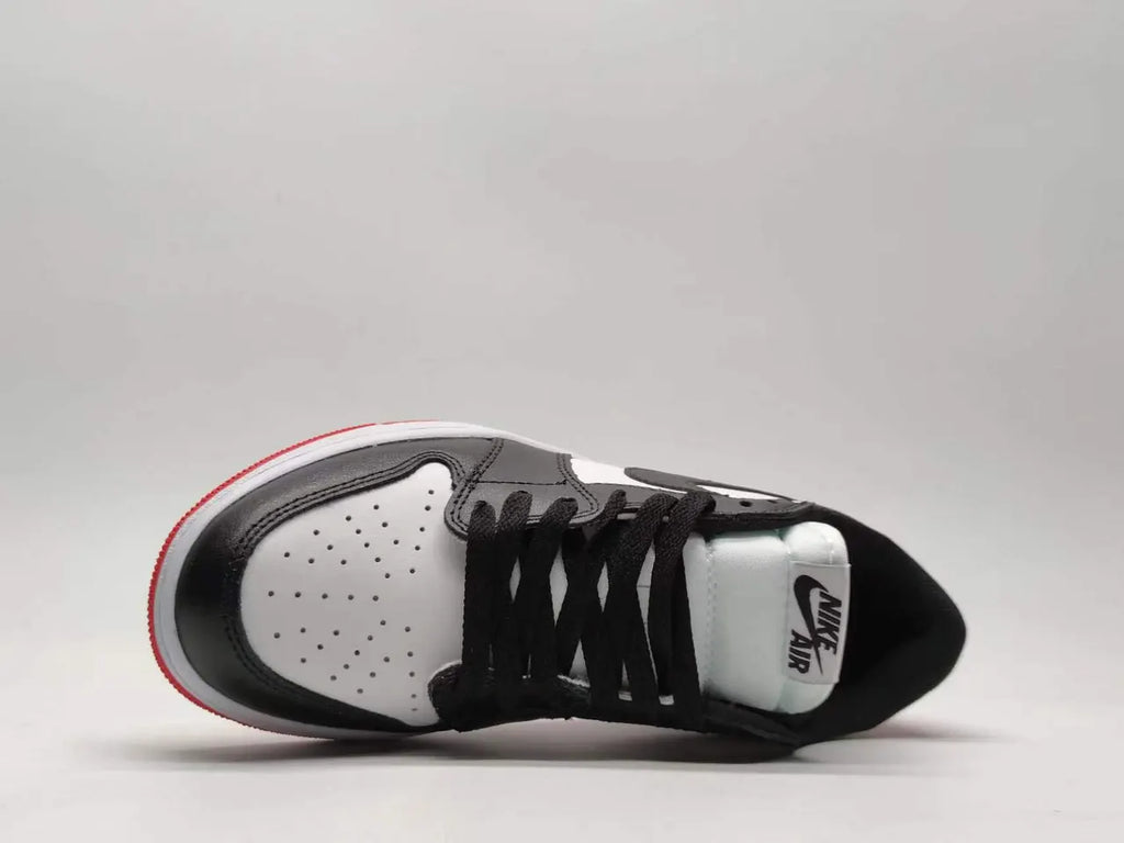 Air Jordan 1 Low White Black Red - Hình 3