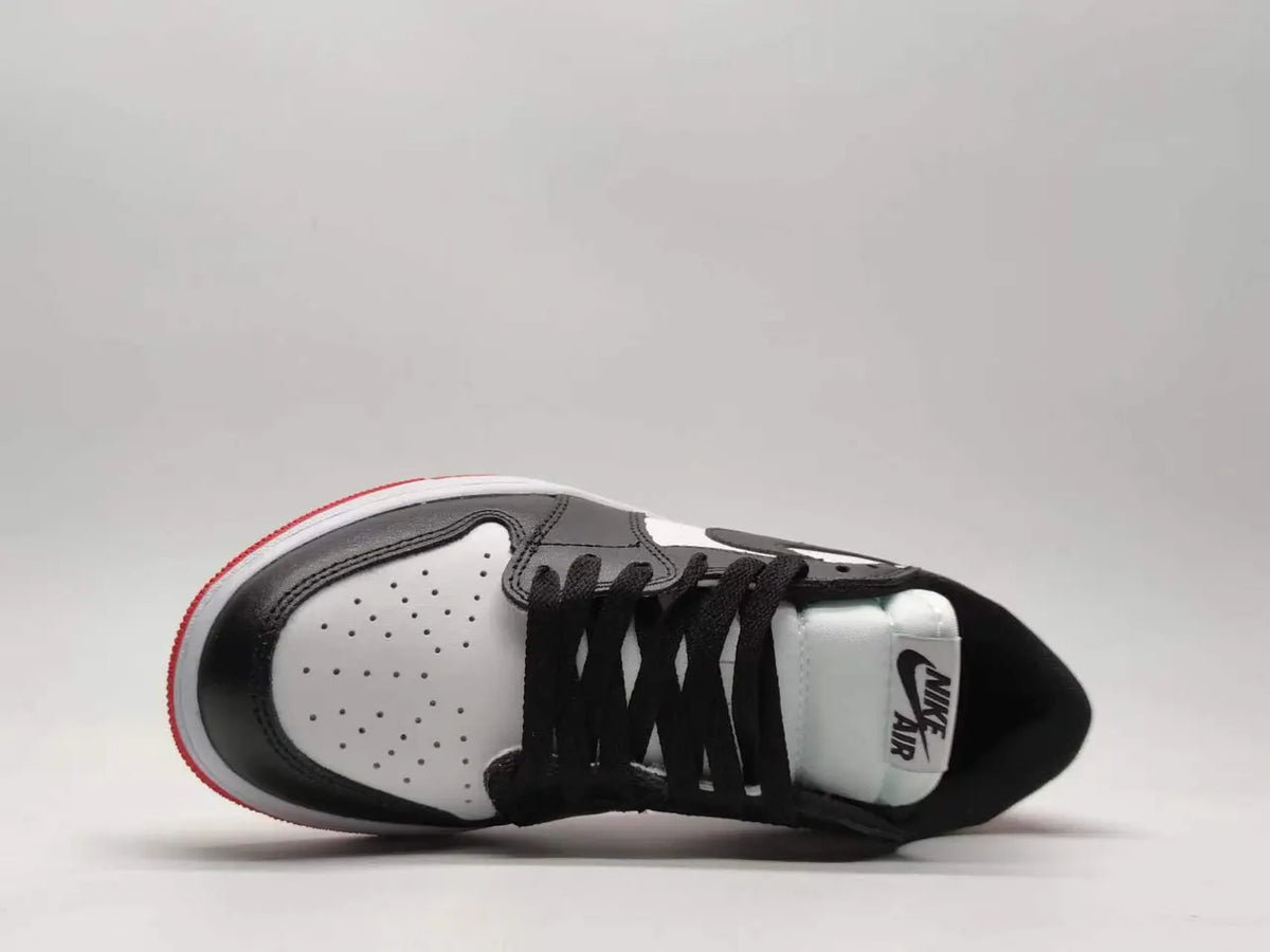 Air Jordan 1 Low White Black Red - Hình 3