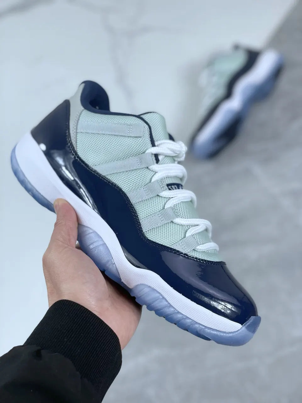 Air Jordan 11 Navy Grey - Hình 3