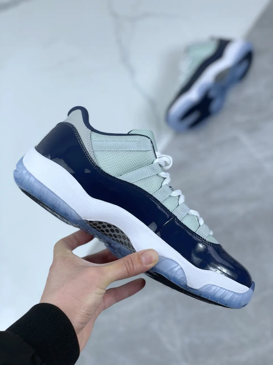 Air Jordan 11 Navy Grey - Hình 6