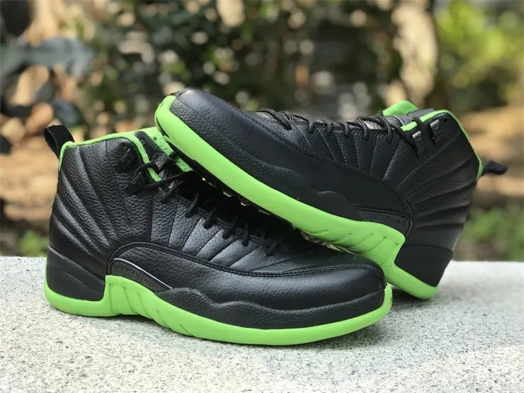 Jordan 12 Black Green - Hình 15