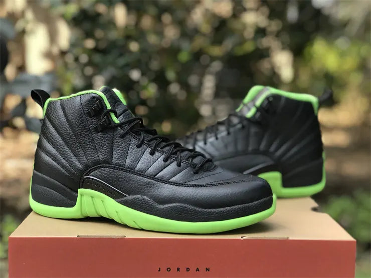 Jordan 12 Black Green - Hình 5