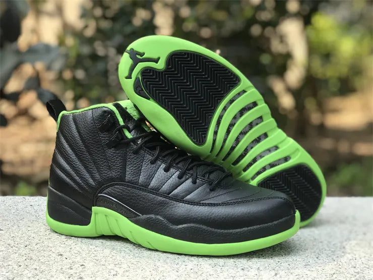 Jordan 12 Black Green - Hình 14