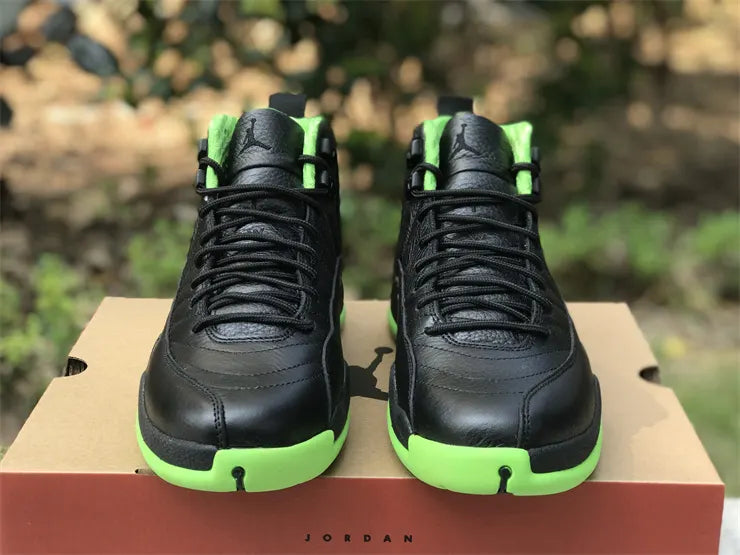 Jordan 12 Black Green - Hình 6
