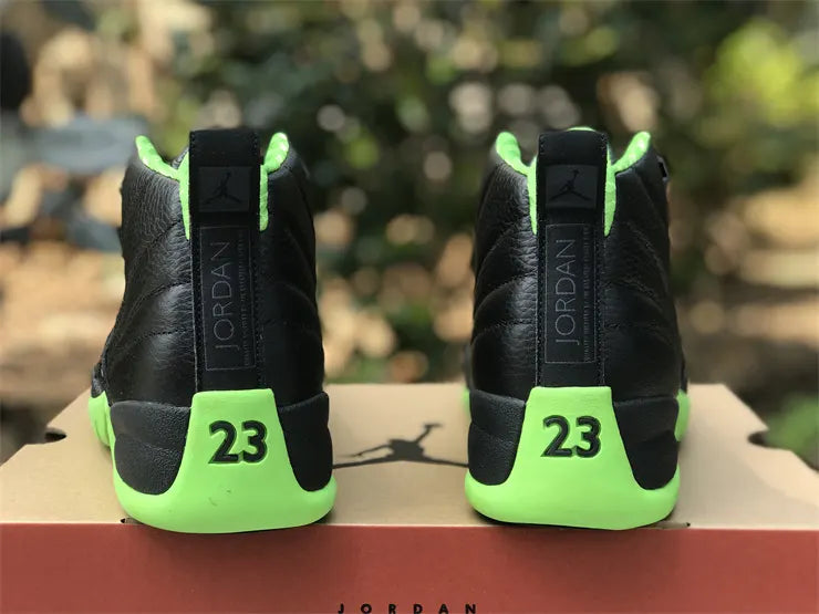 Jordan 12 Black Green - Hình 9