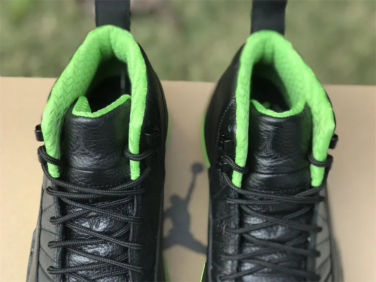 Jordan 12 Black Green - Hình 8