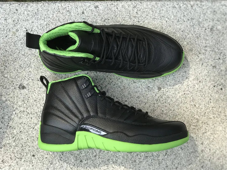 Jordan 12 Black Green - Hình 16