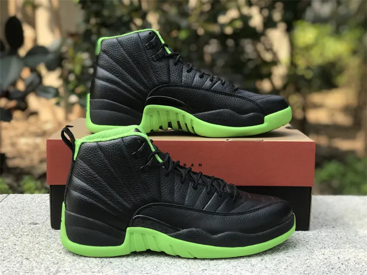 Jordan 12 Black Green - Hình 12