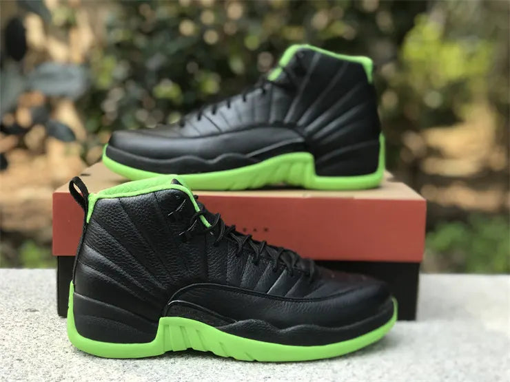 Jordan 12 Black Green - Hình 10