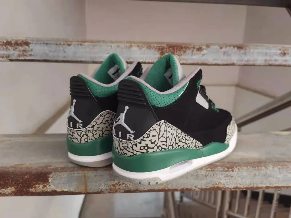 Jordan 3 Black Green - Hình 3