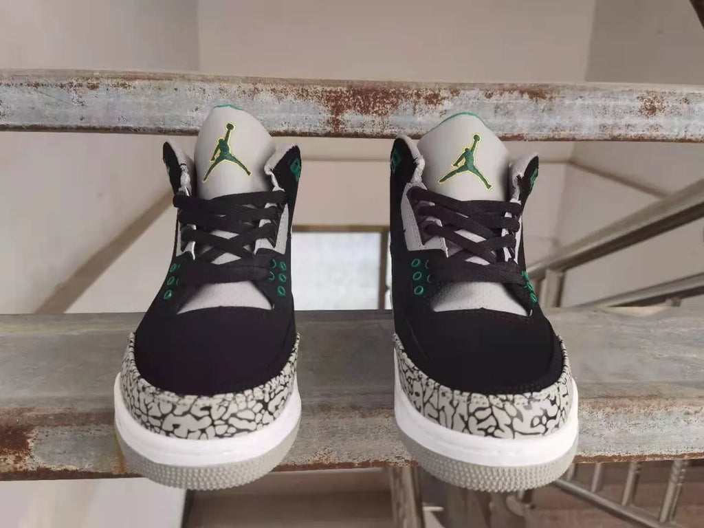 Jordan 3 Black Green - Hình 2