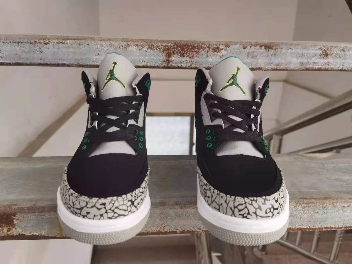 Jordan 3 Black Green - Hình 2