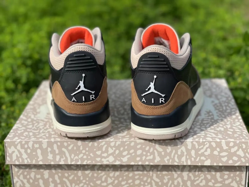 retro Air Jordan 3 Black Gold - Hình 4