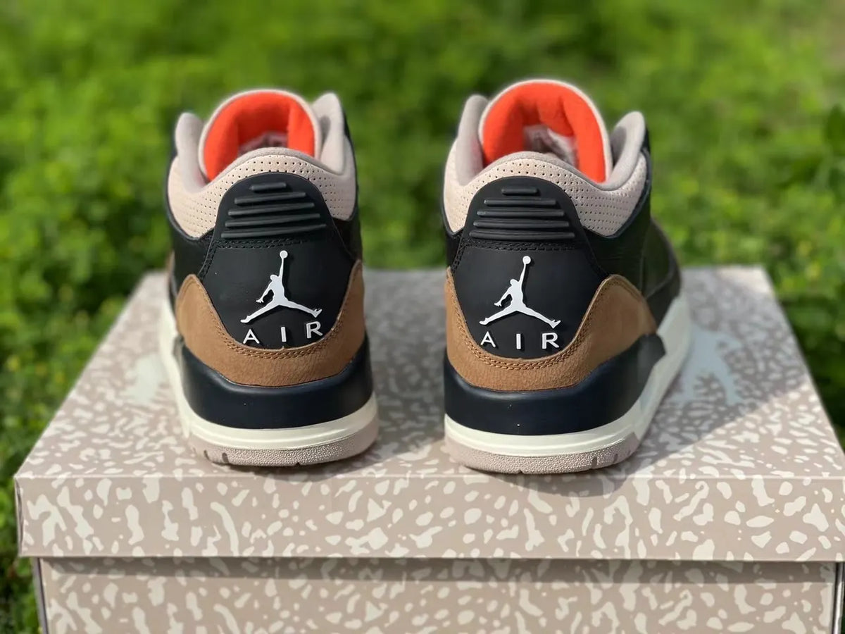 retro Air Jordan 3 Black Gold - Hình 4