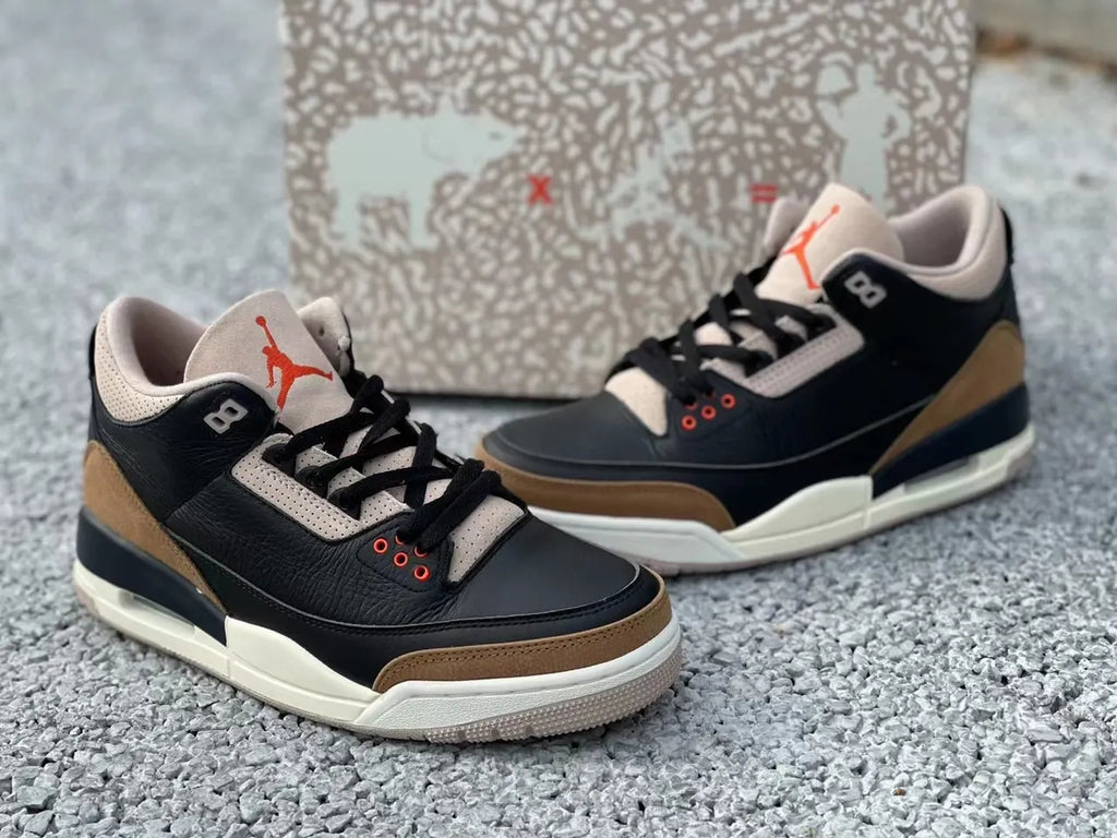 retro Air Jordan 3 Black Gold