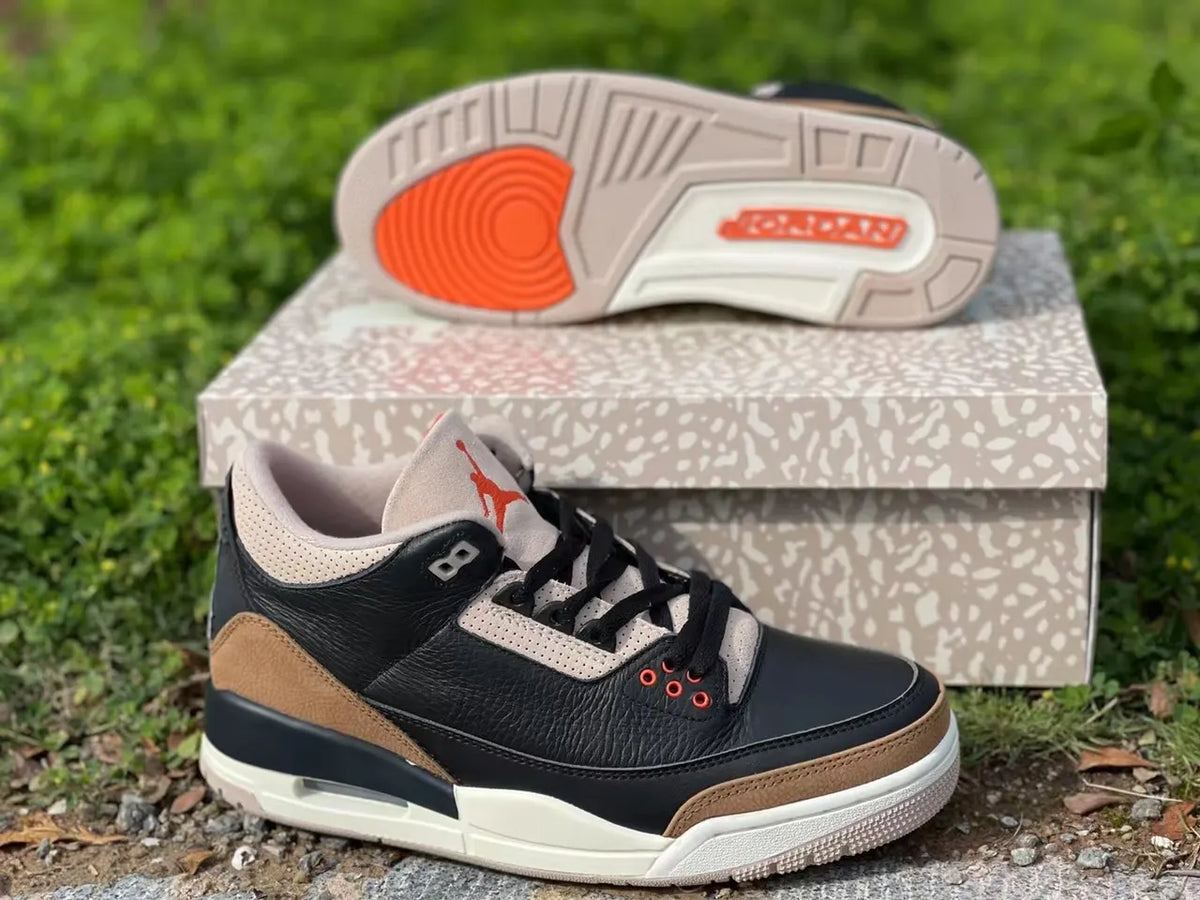 retro Air Jordan 3 Black Gold - Hình 5