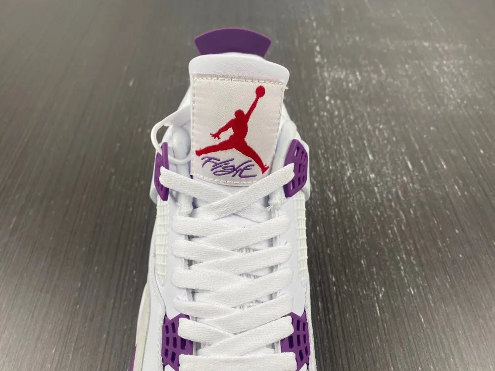 Air Jordan 4 White Purple - Hình 15