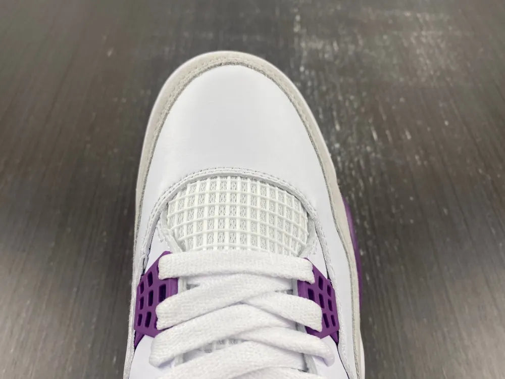 Air Jordan 4 White Purple - Hình 11