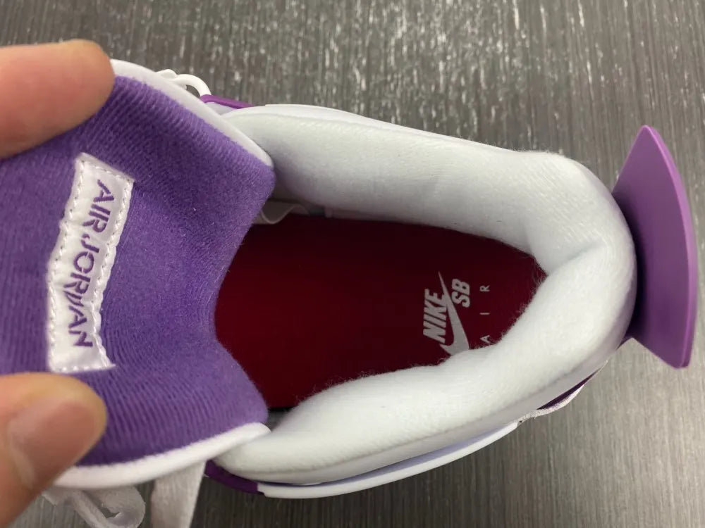 Air Jordan 4 White Purple - Hình 9