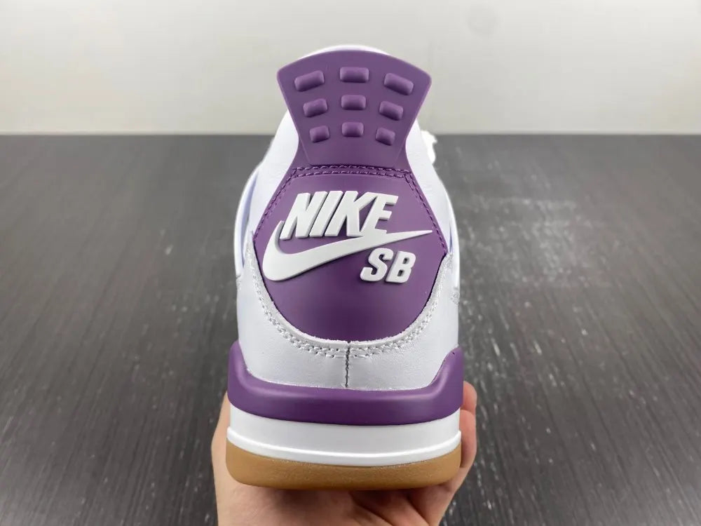 Air Jordan 4 White Purple - Hình 10