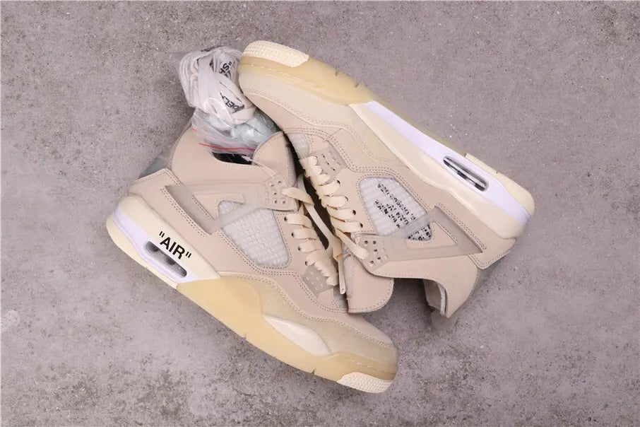Jordan 4 Retro Off-White Sail - Hình 14