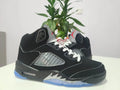 icy Air Jordan 5 Black Stealth