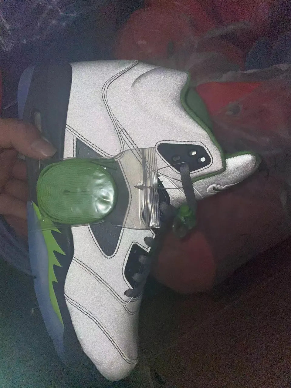Air Jordan 5 White/Green