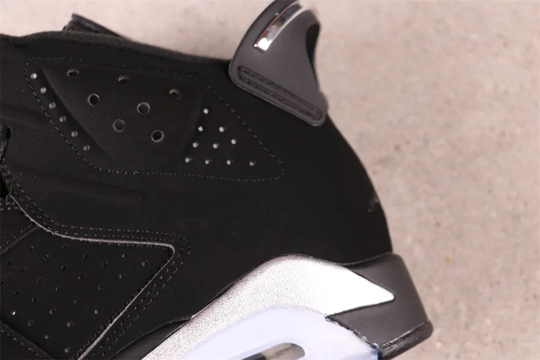 retro Air Jordan 6 Black Chrome - Hình 7